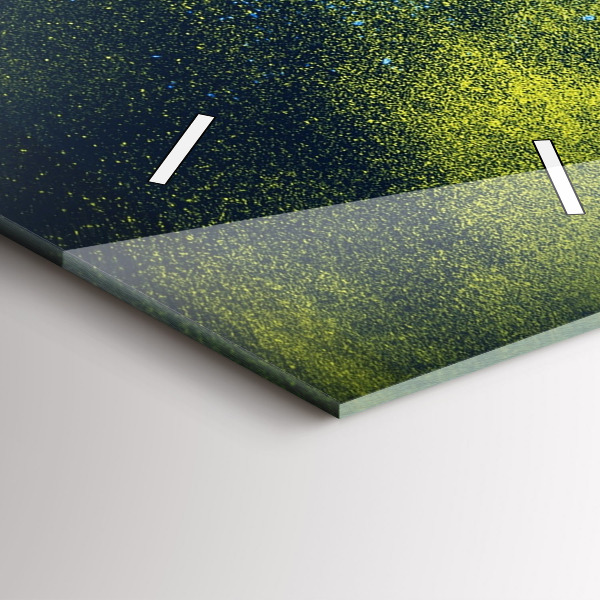 Zegar ścienny pionowy Kolorowa papuga