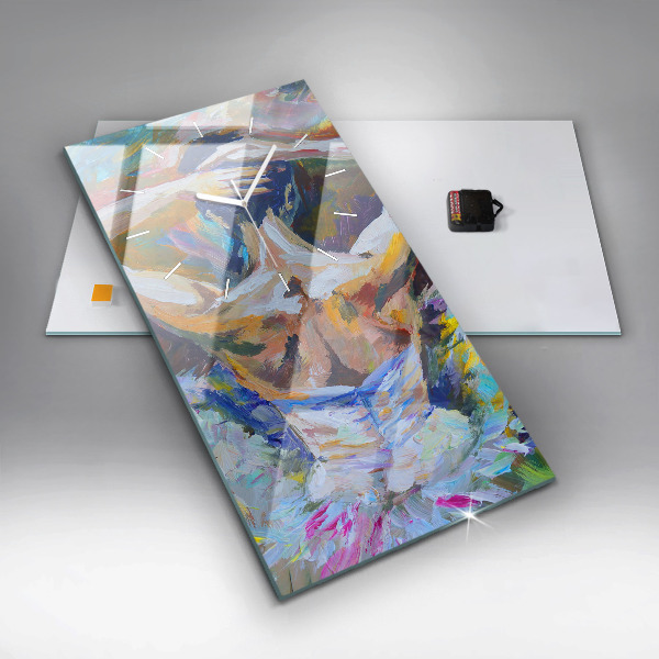 Zegar ścienny pionowy Malowana baletnica