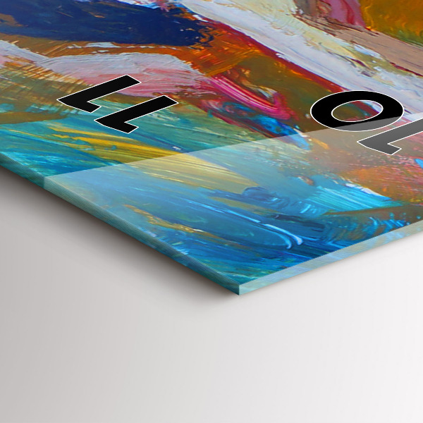 Zegar ścienny pionowy Malowana baletnica