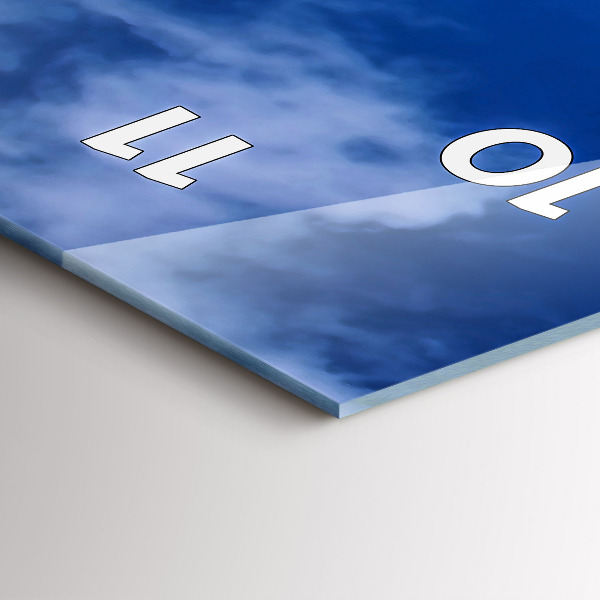 Zegar szklany pionowy Latarnia morska