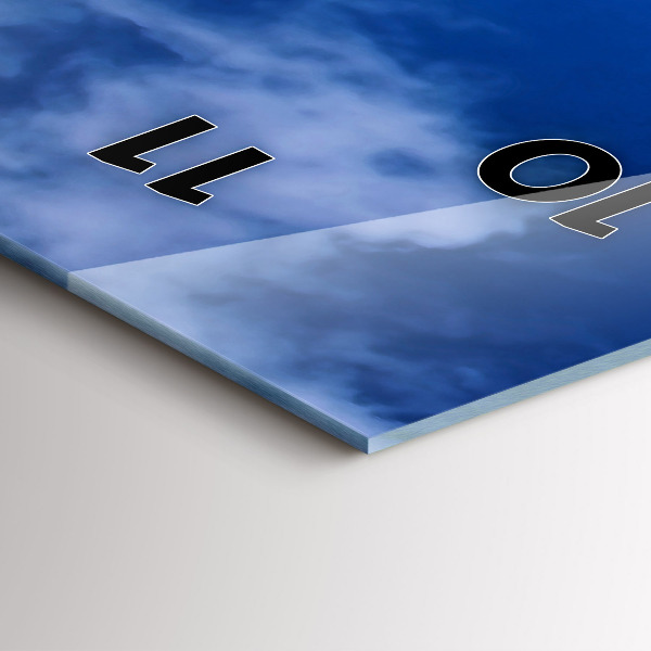 Zegar szklany pionowy Latarnia morska