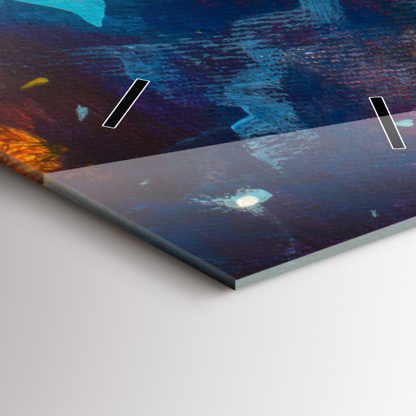 Zegar ścienny pionowy Abstrakcja Mały Książę