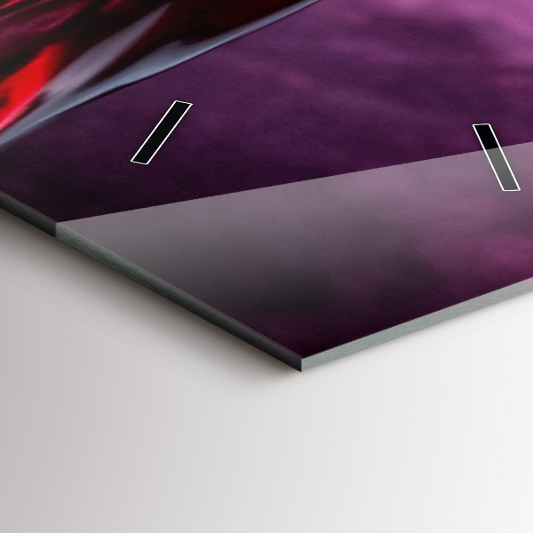 Zegar szklany pionowy Kieliszka do wina