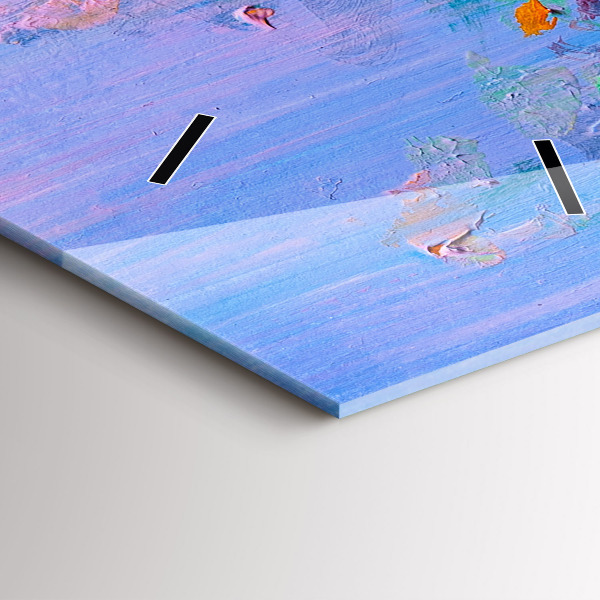 Zegar ścienny pionowy Kwiaty w wazonie