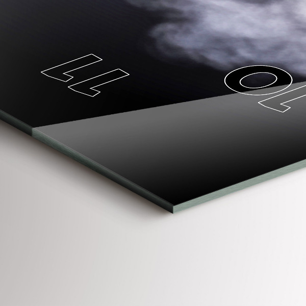 Zegar szklany pionowy Stary zabytkowy samochód