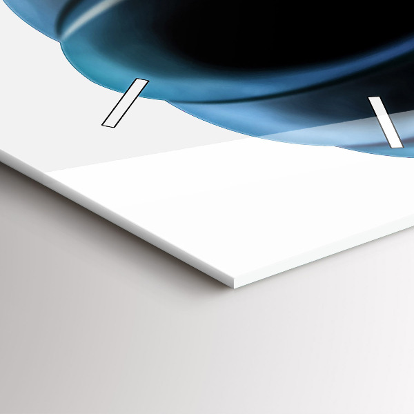 Zegar szklany pionowy Balon na niebie