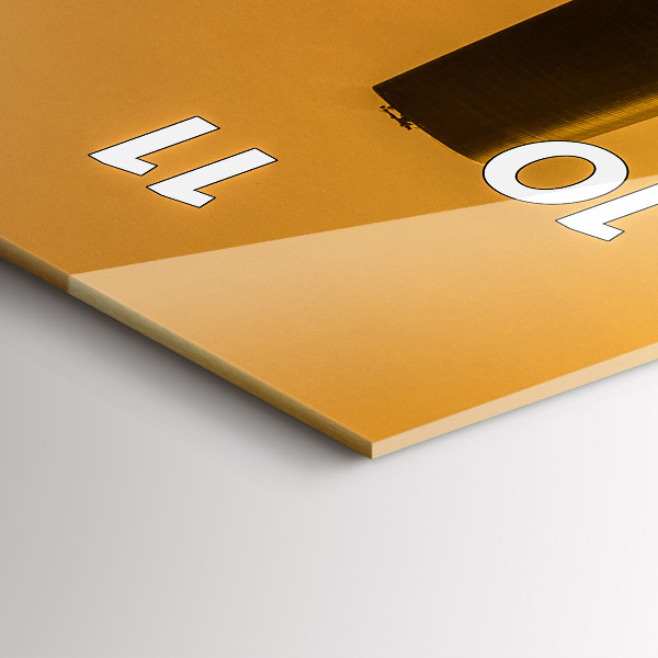 Zegar szklany pionowy Rzeka Zhujiang