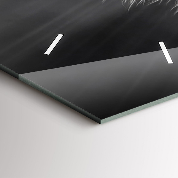 Zegar szklany pionowy Galopujący koń