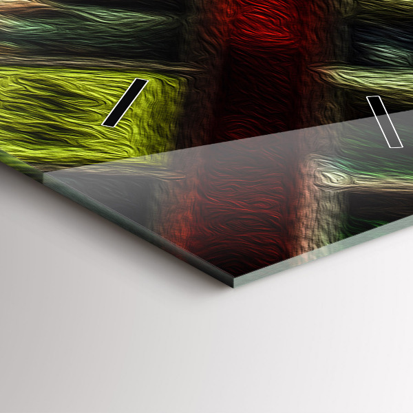 Zegar szklany pionowy New York City taksówki