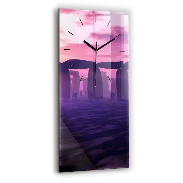 Zegar szklany pionowy Zachód w Stonehenge