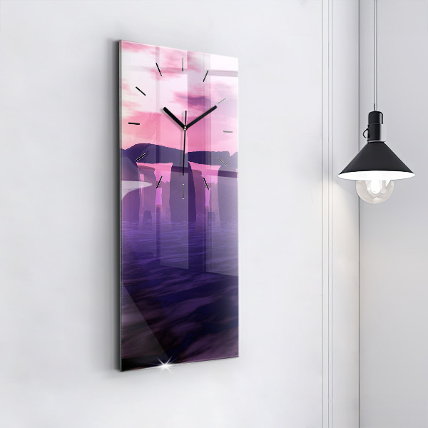 Zegar szklany pionowy Zachód w Stonehenge