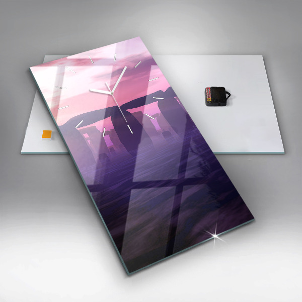 Zegar szklany pionowy Zachód w Stonehenge