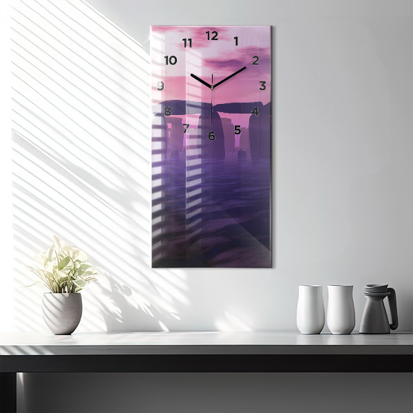 Zegar szklany pionowy Zachód w Stonehenge