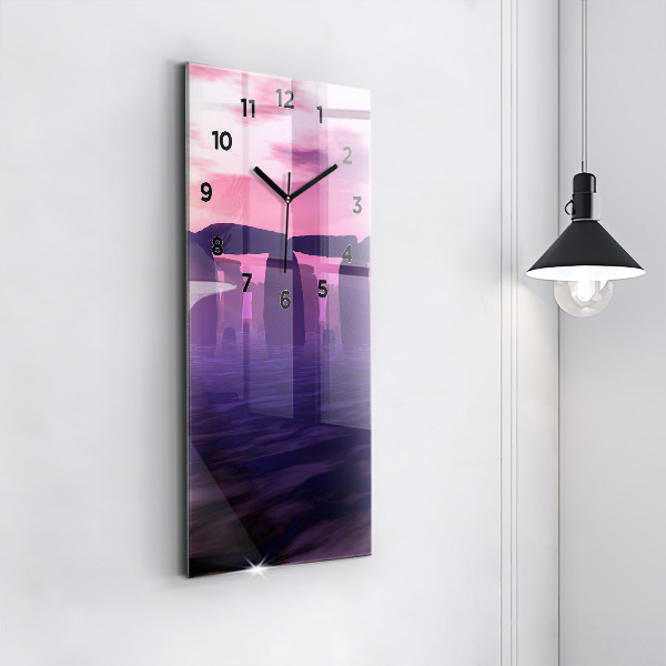 Zegar szklany pionowy Zachód w Stonehenge