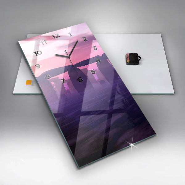 Zegar szklany pionowy Zachód w Stonehenge