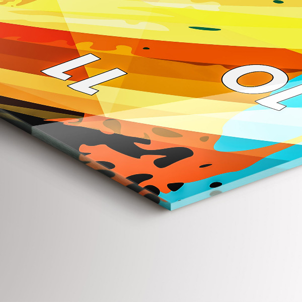 Zegar szklany pionowy Abstrakcyjne tło