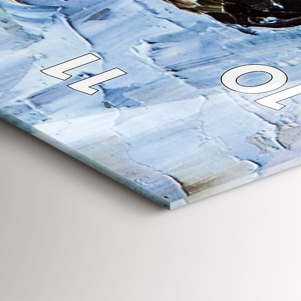 Zegar szklany pionowy Młode baleriny