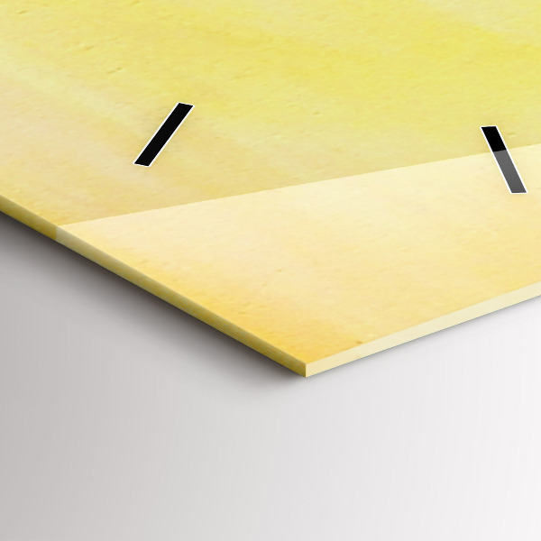 Zegar szklany pionowy Żurawie o zachodzie słońca