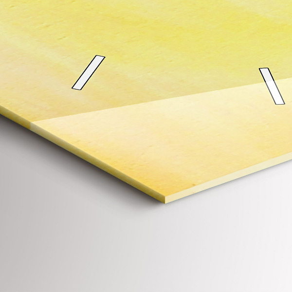 Zegar szklany pionowy Żurawie o zachodzie słońca