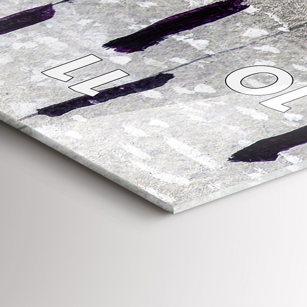 Zegar szklany pionowy Żurawie w trzcinie