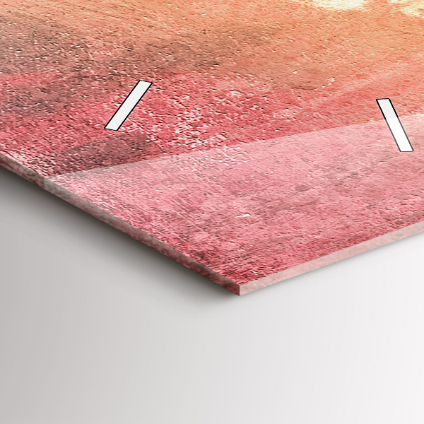 Zegar szklany pionowy Młoda zakochana para