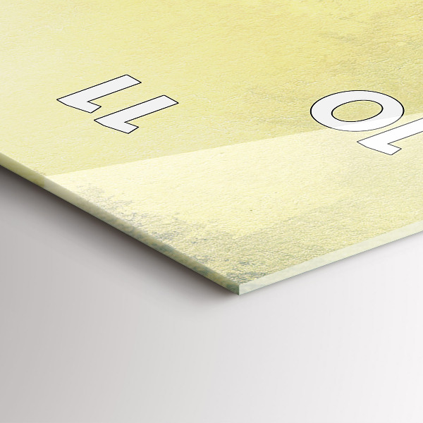 Zegar szklany pionowy Wioska rybacka