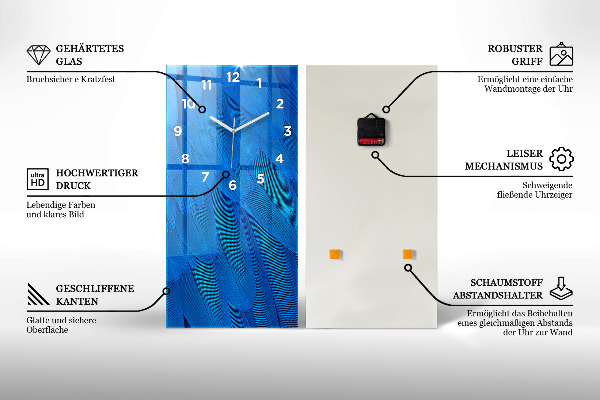 Zegar szklany pionowy Wat arun Bangkok Tajlandia