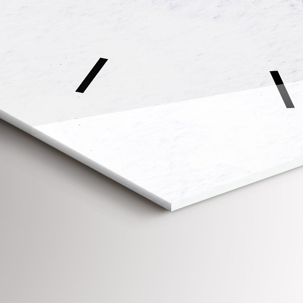 Zegar szklany pionowy Lecące ptaki