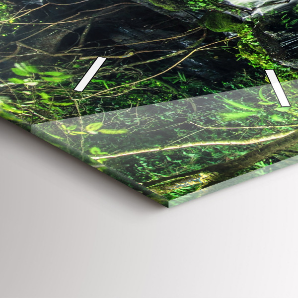 Zegar szklany pionowy Wodospad Tajlandia