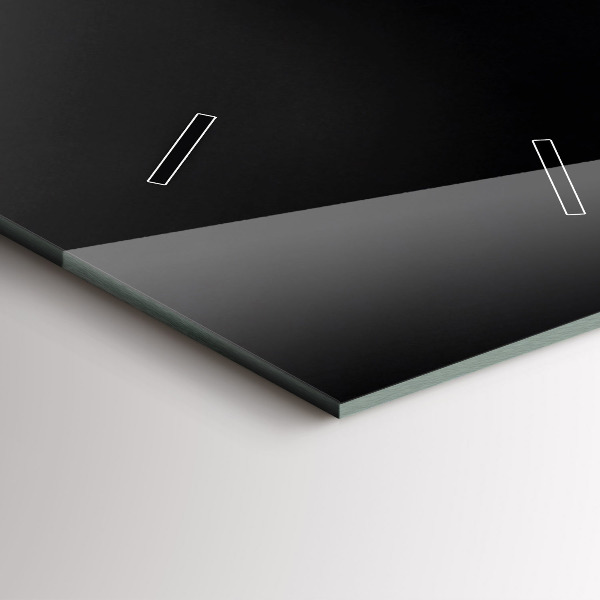 Zegar szklany pionowy Kwiat orchidei na wodzie