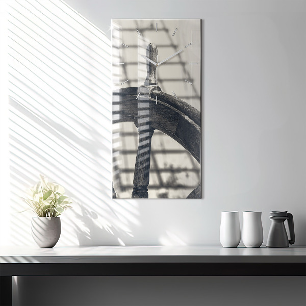 Zegar szklany pionowy Starożytny statek