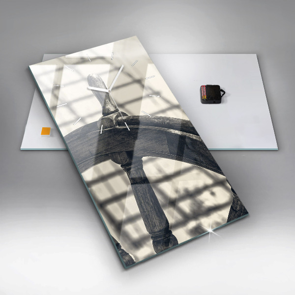 Zegar szklany pionowy Starożytny statek