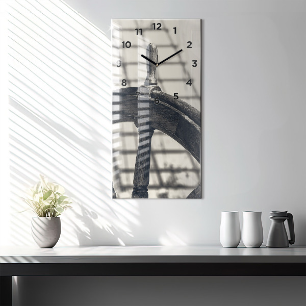 Zegar szklany pionowy Starożytny statek