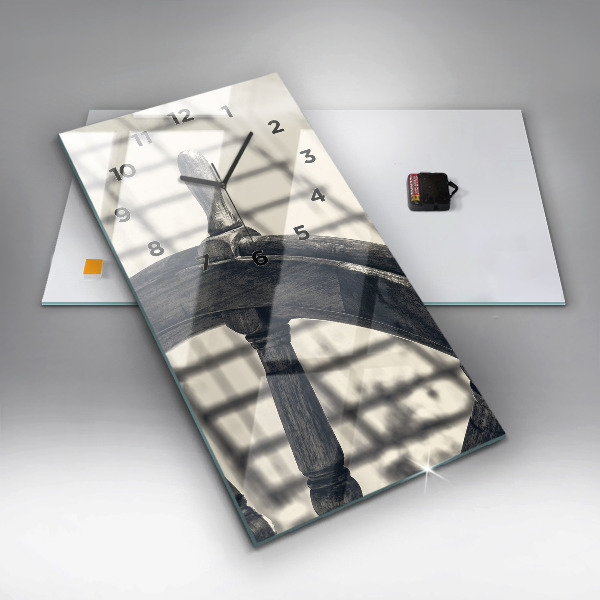 Zegar szklany pionowy Starożytny statek