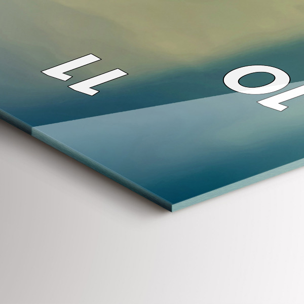 Zegar ścienny pionowy Latarnia morska na wodzie