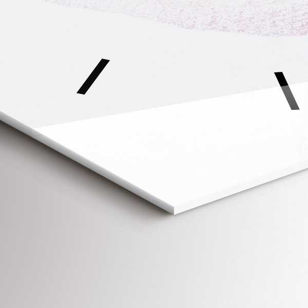 Zegar ścienny pionowy Suche kwiaty maki