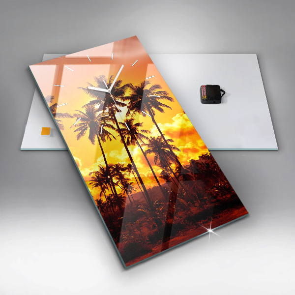 Zegar szklany pionowy Tajlandia plaża Klong Prao