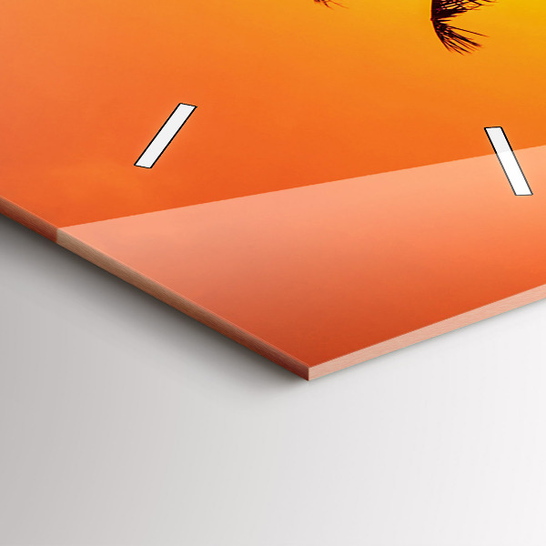 Zegar szklany pionowy Tajlandia plaża Klong Prao