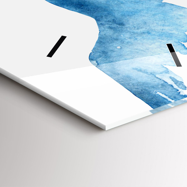 Zegar ścienny pionowy Latające błękitne ptaki