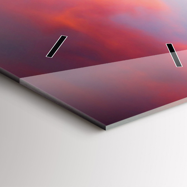 Zegar ścienny pionowy Stellisee Matterhorn jezioro