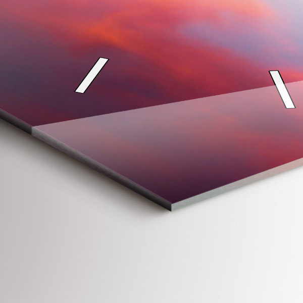 Zegar ścienny pionowy Stellisee Matterhorn jezioro