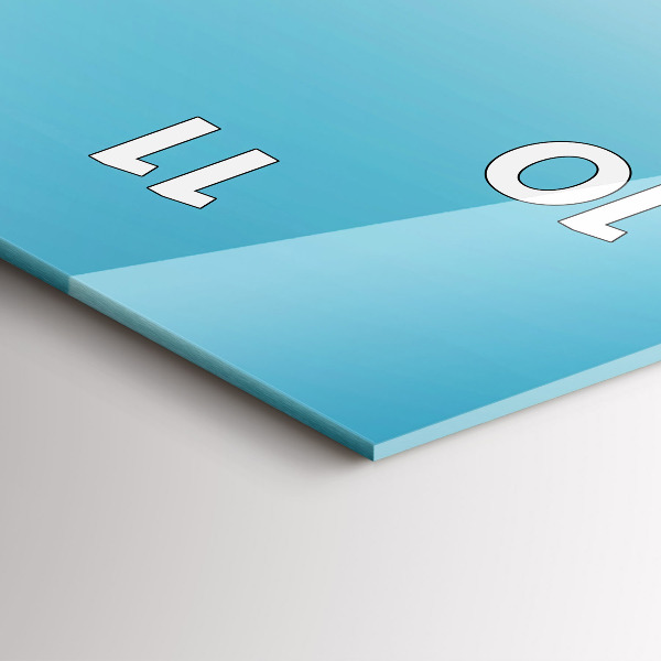 Zegar ścienny pionowy Latająca wyspa