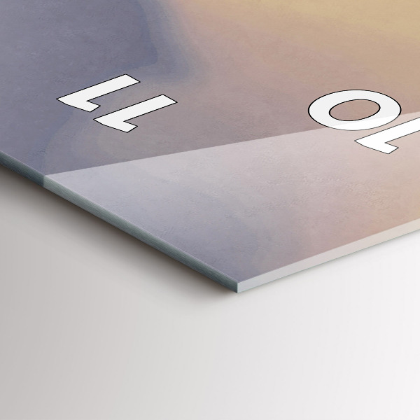 Zegar ścienny pionowy Człowiek na starym moście