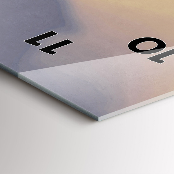 Zegar ścienny pionowy Człowiek na starym moście