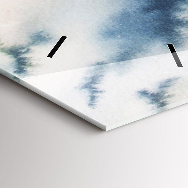 Zegar ścienny pionowy Rybak na jeziorze