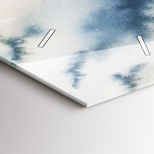 Zegar ścienny pionowy Rybak na jeziorze