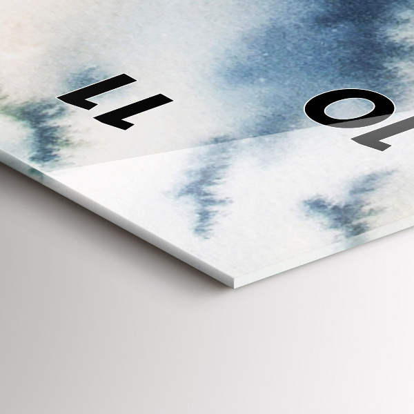 Zegar ścienny pionowy Rybak na jeziorze