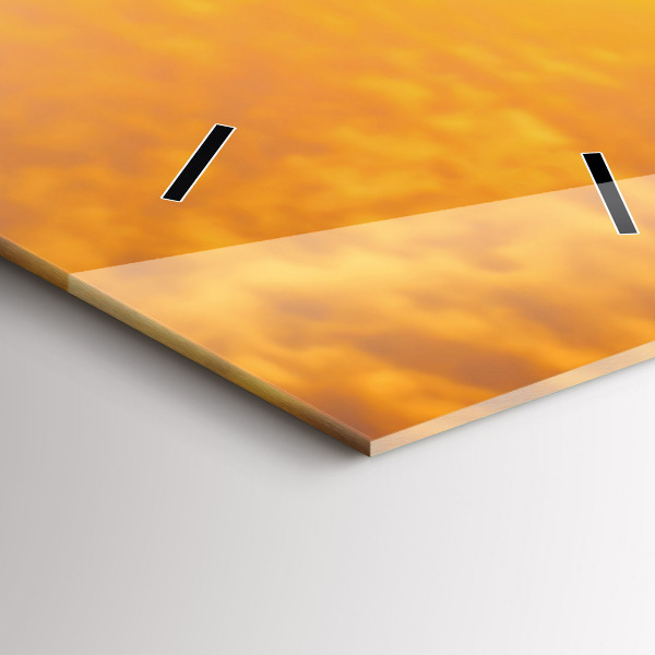 Zegar ścienny pionowy Zakochane łabędzie