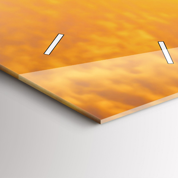 Zegar ścienny pionowy Zakochane łabędzie