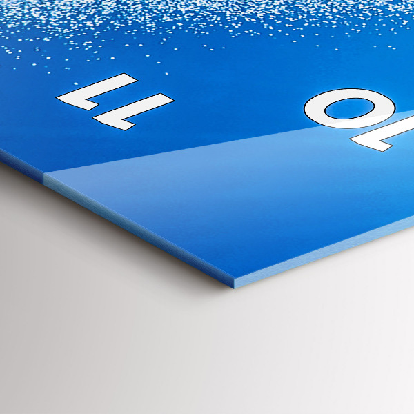 Zegar szklany pionowy Surfing na Hawajach